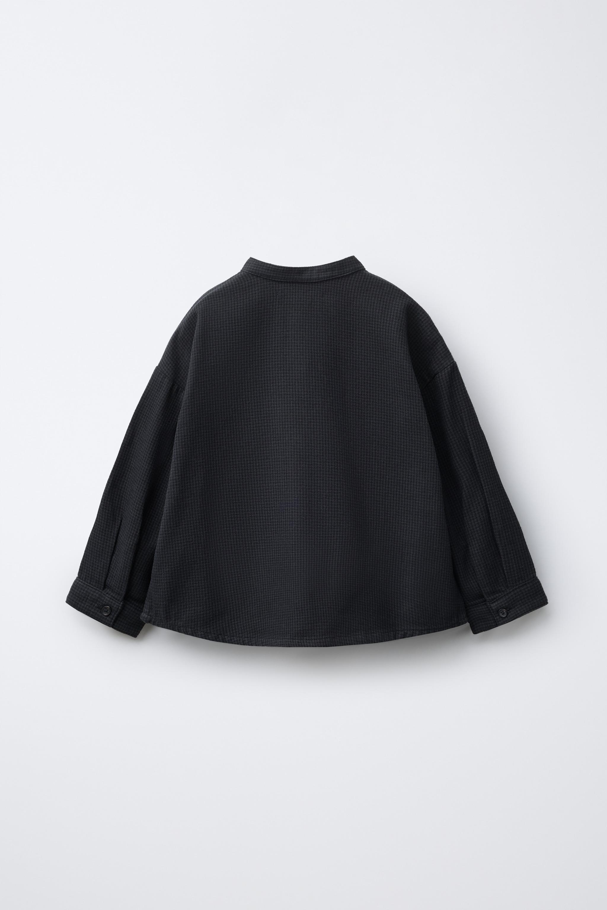 EMBROIDERED POCKET PLAID SHIRT